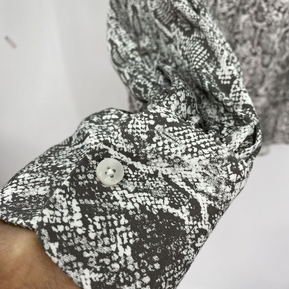 Chicos 4 Top Size Xxl Gray Python Pattern Sandwas… - image 3